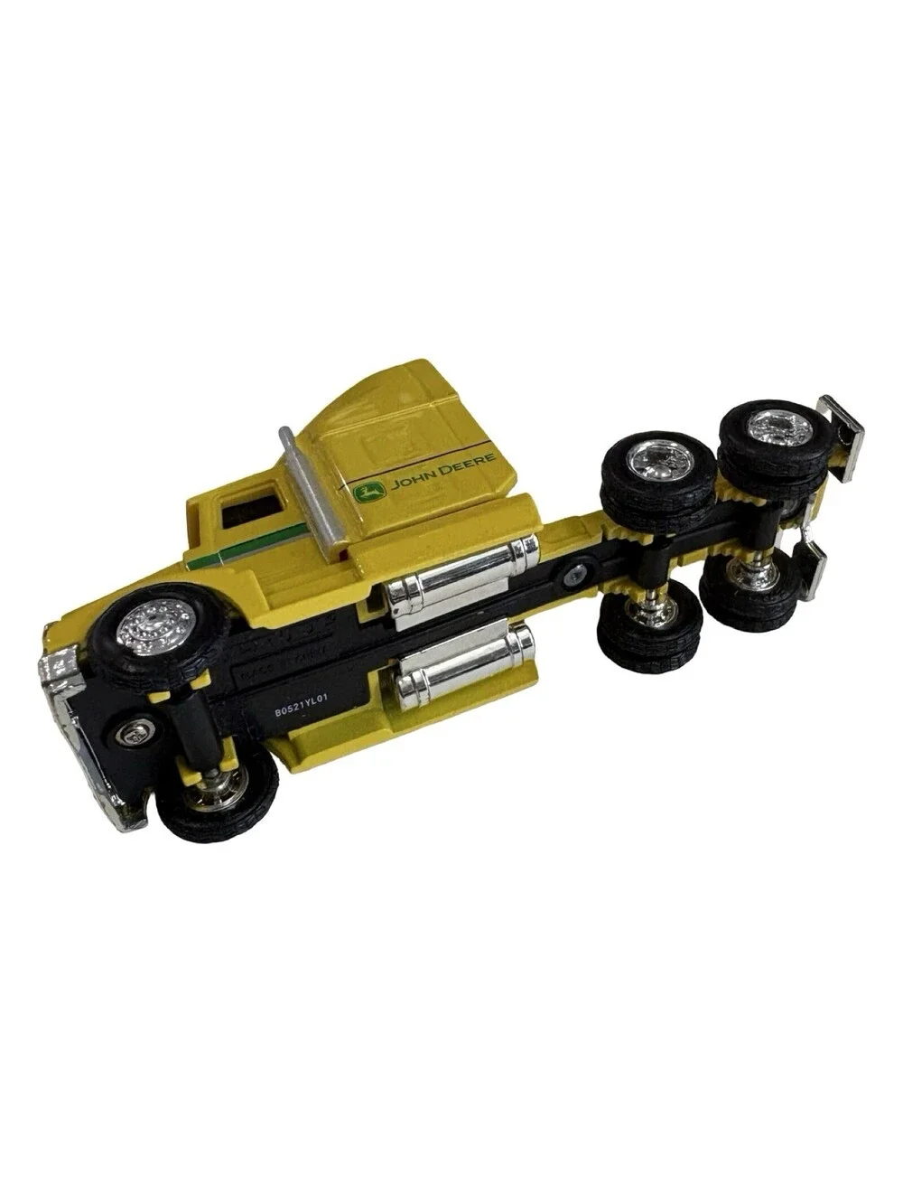 Ertl John Deere Truck Semi 18 Wheeler Yellow Diecast Toy Model Truck Cab Only